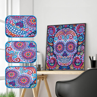 

Gobestart Special Shaped Diamond Painting DIY 5D Partial Drill Cross Stitch Kits Crystal R
