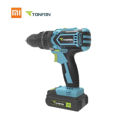 

Xiaomi Mijia Tonfon Wireless Electric Cordless Drill 20V Rechargeable Impact Gill Power Screwdriver With Bits 2000mAh Battery