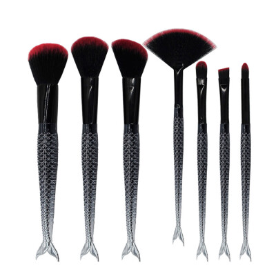 

〖Follure〗7 PcsSet Portable Makeup Brushes Eye Blending Eyeshadow Smudge Shading Brushes