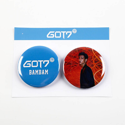 

redCherry TWICE EXO Got7 Brooches Button Badges Pins Set for Clothes Backpack Pencil Case