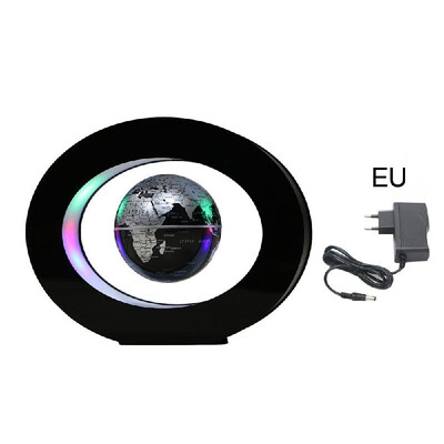 

Magnetic Levitation Floating Globe with Colored LED Lights Anti Gravity Magnetic Levitation Rotating World Map for Children Gift D