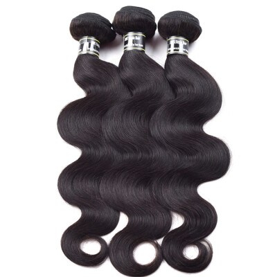 

Amazing Star Brazilian Virgin Hair Body Wave 3 Bundles 100 Human Hair Weave Soft&Bouncy Brazilian Hair Bundles Natural Color