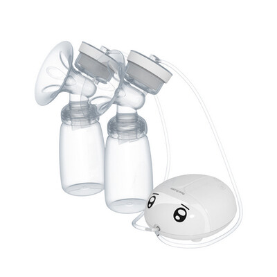 

Real Bubee Baby Double USB Electric Breast Pump Infant Breast Pumps Nipple Suction Feeding with Milk Bottle Suckers