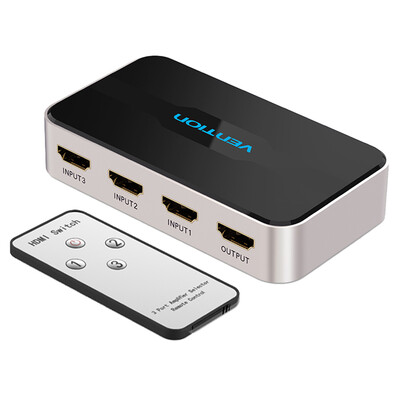 

Vention HD 4K 1080P Switch Splitter 3 Input 1 Output HD Switcher HD Adapter Converter Hub