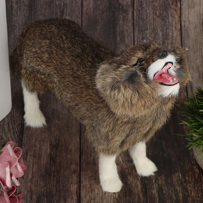 

Greensen Garden Decoration Simulation Brown WolfBrown Wolf Ornaments Handicrafts