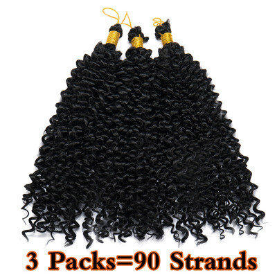 

3 Packs Afro MarleyBob Crochet Hair Marlibob Crochet Extension Kinky Curly Kinky Bundle Ombre Braidng Hair Extensions