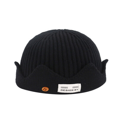 

Tailored Fashion Unisex Womens Mens Knitting Wool Hemming Hat Solid Keep Warm Winter Cap