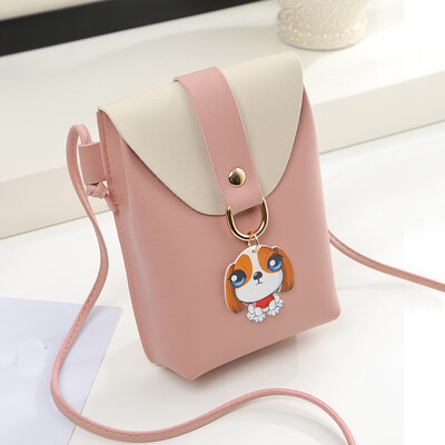 

Tailored Women Fashion Cover Dog Crossbody Bag Shoulder Bag Phone Bag Coin Bag Black
