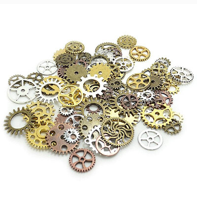 

Handmade DIY Steampunk Pendant Accessory Vintage Industrial Mechanical Gear Wheel Charms Jewelry Arts Parts