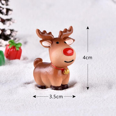 

Tailored Mini Couple Christmas Elk Snow Senior Sleigh Deer Car Micro Landscape Snow Scene