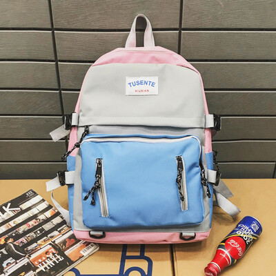 

Super-fire lovers backpack2019 new style portable mens&womens shoulders cloth college students water-proof tide