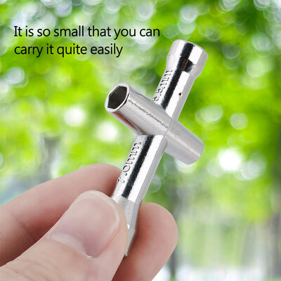 

Greensen Multifunctional Model Cross Wrenches Wrench Accessory Tools for M2M25M3M4 Screw&Nut