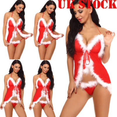 

UK Women Ladies Sexy Lingerie Sleepwear Babydoll G-string Underwear Night Dress