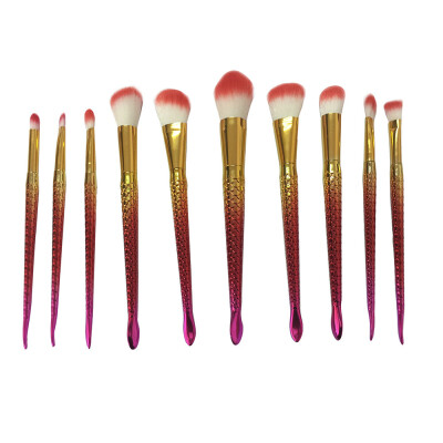 

〖Follure〗10Pcs Pro Makeup Cosmetic Brushes Set Powder Foundation Eyeshadow Lip Brush