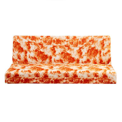

Graffiti All-inclusive Couch Sofa Bed Full Cover Non-slip Slipcover Orange