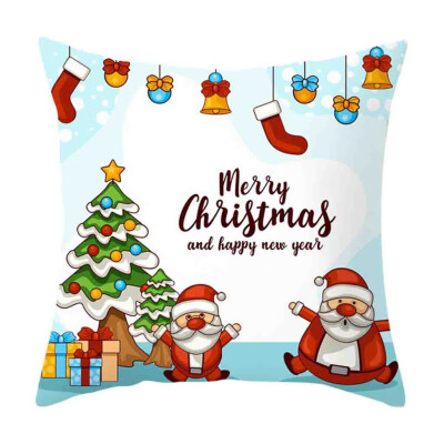 

〖Follure〗Christmas Pillow Cover Decor Pillow Case Sofa Waist Throw Cushion Cover