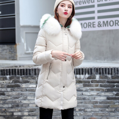 

Roseonmyhand Women Winter Warm Coat Hooded Thick Warm Loose Jacket Long Overcoat