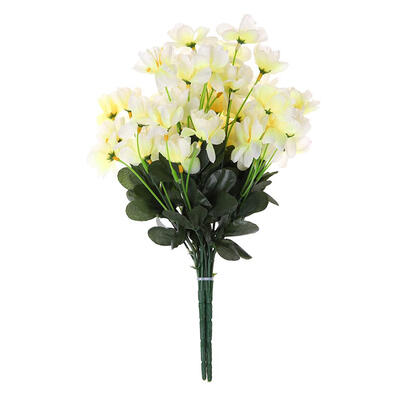 

Artificial Silk Flowers 7 Heads Lantern Flower Small Bouquet Fake Flower