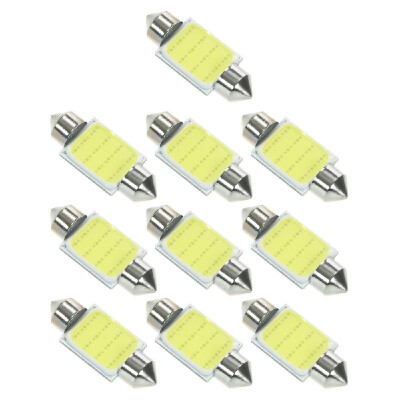 

10Pcs Festoon 41mm C5W COB LED White Interior SMD Bulb Car Light Source Dome Reading Lamp