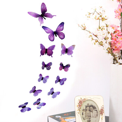 

JPGIF 3D DIY Wall Sticker Stickers Butterfly Home Decor Room Decorations New BU