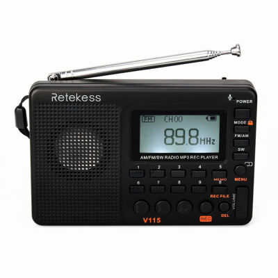 

Portable Rechargeable FMAMSW Radio Personal Pocket Radio TF Card MP3 Music Player