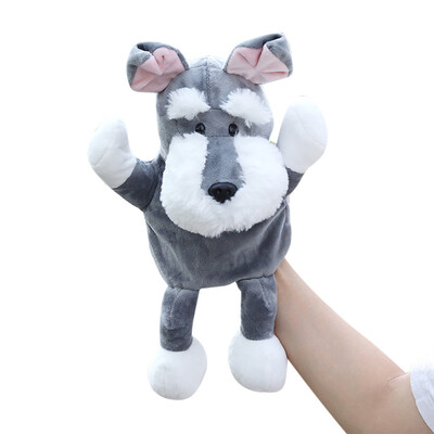 

Siaonvr Cute Cartoon Dog Doll Kids Glove Hand Puppet Plush Finger Toys