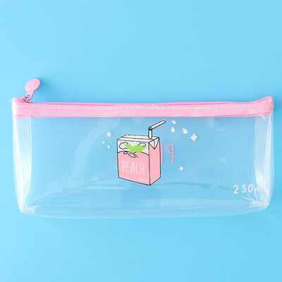 

Transparent Simple Portable Tool Cosmetic Pouch Pencil Case Bag Accessories Organizer Storage Holder with Zipper