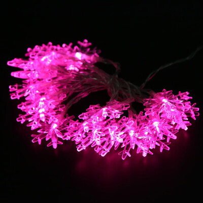 

2M 20LED Snowflake String Fairy Lights Year Xmas Party Wedding Garden Light Lamp Christmas Decoration Lights