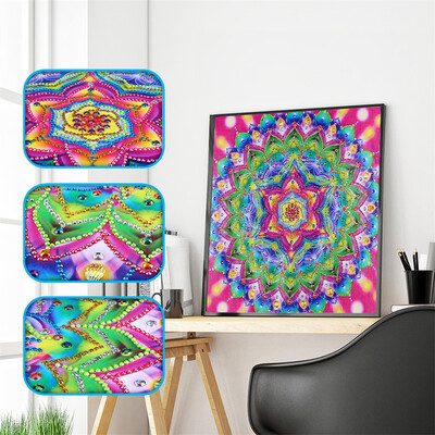 

Siaonvr Special Shaped Diamond Painting DIY 5D Partial Drill Cross Stitch Kits Crystal R