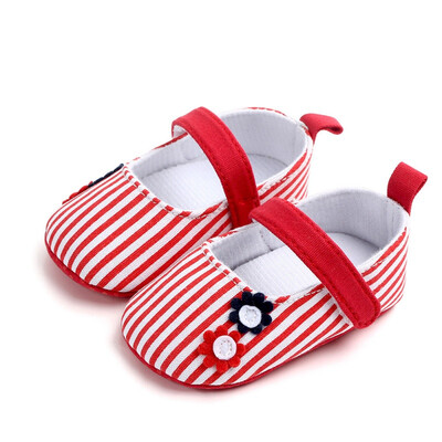 

Baby Girls Shoes First Walkersborn Baby Shoes Soft Soled Non-slip Toddler Girl Footwear Shoes Cotton Fabric
