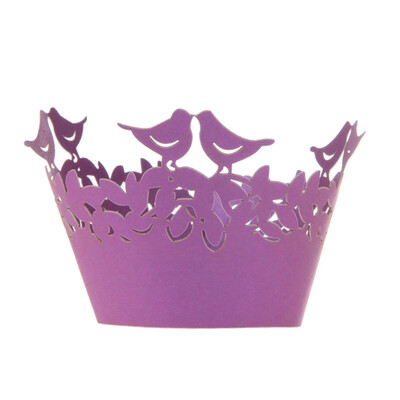 

12PCS Fashion Wraps Cases Flat Cookie Cupcake Wrappers Party Decoration