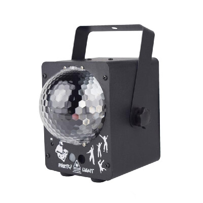 

60 Patterns La-ser Stage Light Disco LED Magic Ball Party Lights Sound Control Strobe Lamp with Remote for Home Wedding Party Kara