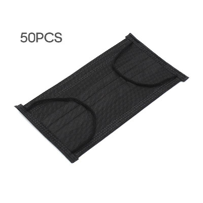 

Factory direct wholesale disposable mask black gray four-layer non-woven activated carbon mask independent packaging dustproof Ind