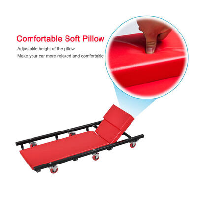 

Ktaxon Adjustable Roller Seat Work Shop Mechanics Comfortable Creeper Rotary Stool Red