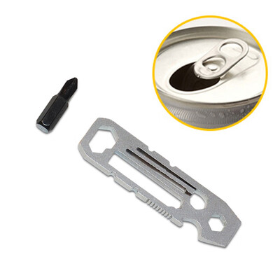 

Stainless Steel Multi-function Mini Gadget Combination Bottle Opener Hex Wrench