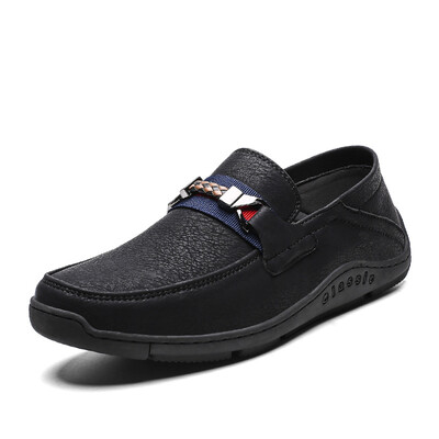 

2019 new fashion mens shoes trend lazy shoes Korean casual shoes summer peas shoes mens breathable shoes