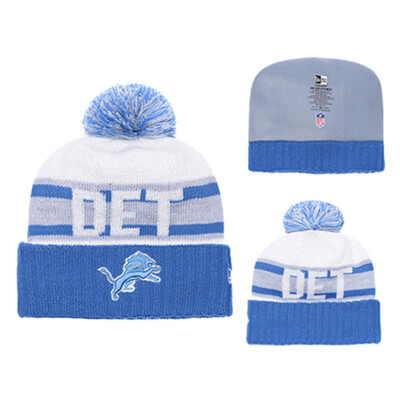 

NFL Football League Lions Detroit Lions New Era New York Knitted Wool Baseball Cap