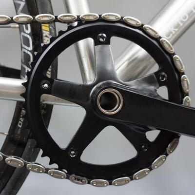 

Greensen Single Speed 100 Links Steel Chain Replacement for Mountain Road Bicycle