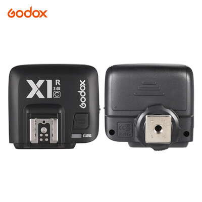 

GODOX X1R-C 32 Channels TTL 18000s Wireless Remote Flash Receiver Shutter Release for Canon EOS Cameras GODOX X1T-C Transmitter