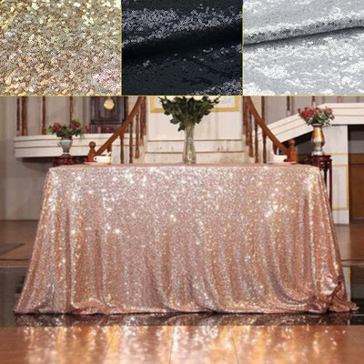

100150cm Sequin Tablecloth Table Cloth For Wedding Party Event Banquets Decor