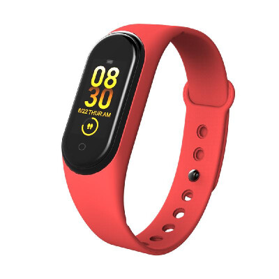 

M4 new bracelet waterproof sports pace heart rate off-the-shelf factory direct M4 smart bracelet life waterproof Charger - red