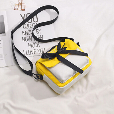

Cute canvas small bag womens bag summer small&fresh students one-shoulder one-shoulder one-shoulder one-shoulder bag