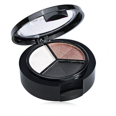 

Cosmetic 3 Colors Girl Makeup Neutral Eye Shadow with Mirror Brush