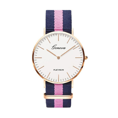 

Geneva Canvas Band Watch Men Women Fashion Sport Casual Wrist Watch Unique Business Quartz Watches