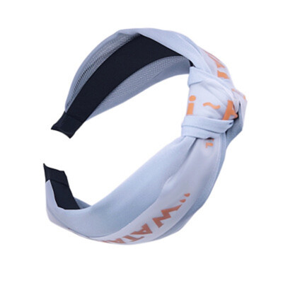 

Kawaii Hairband Women Hair Accessories Cross Knot Fabric Headband Girls Hair Hoop Band Headdress