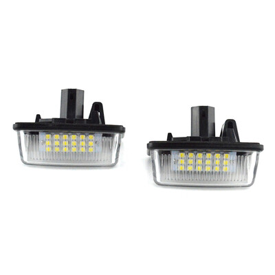 

1 Pair 6500K Color Temperature 12V LED License Plate Light Car Accessory for Toyota Crown
