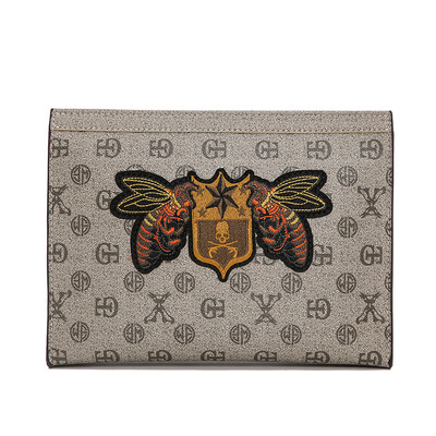 

Europe&the United States retro men&women hand bag personalized embroidery pattern street hand bag hand bag envelope bag fi
