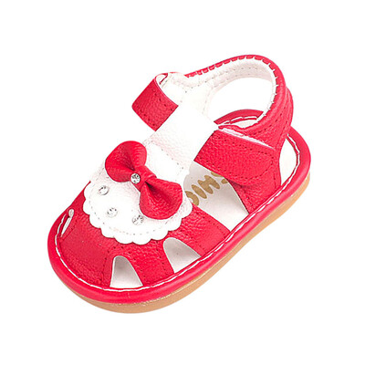 

Newborn Infant Baby Bowkont Anti-slip Shoes Soft Sole Squeaky Single Sneaker