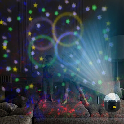 

〖Follure〗Remote Control Crystal Magic Ball 10W 6 LED Stage Light Party Disco DJ Club KTV