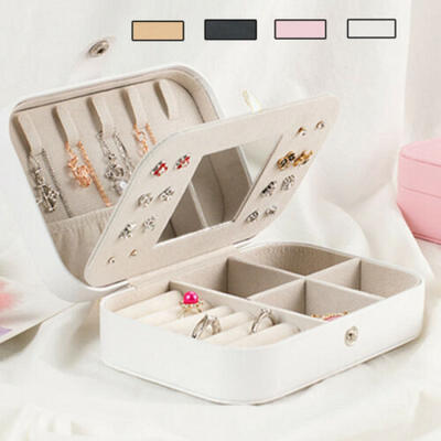 

Earring Ring Jewelry Display Storage Box Case Organizer Flannel Tray Holder